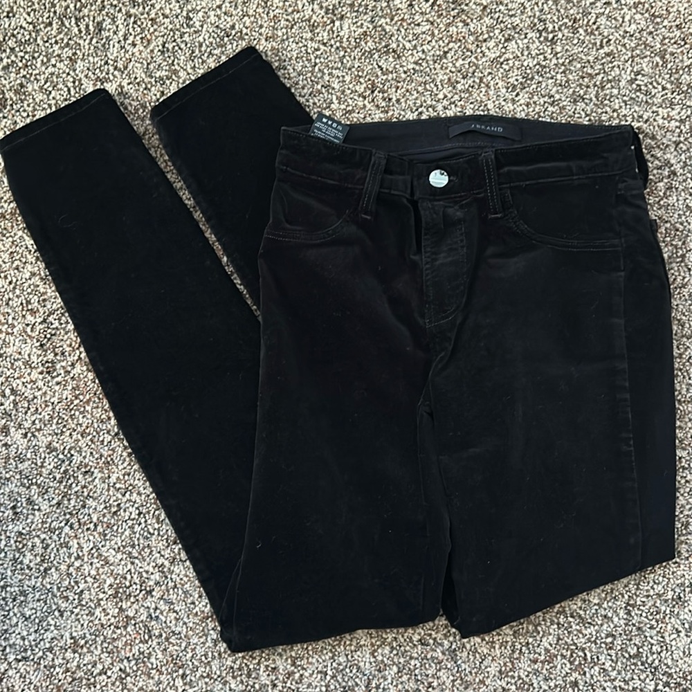 J Brand velvet skinny jeans